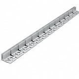 Long view of the segmented bendable tile-in profile for 6×12mm Neon Flex