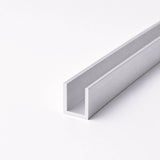 Close view of the straight aluminium U-channel for 15×15mm Neon Flex