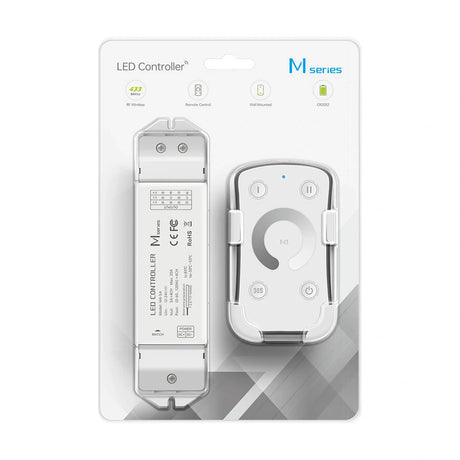 LTECH M1 + M4-5A LED Dimmer & Remote, 12–24V 20A – main product view