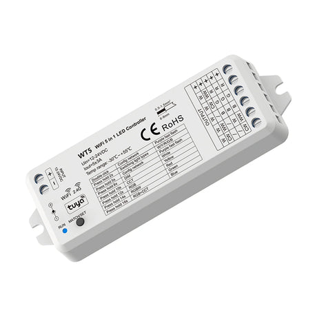 Skydance WT5 5-in-1 Wi-Fi LED Strip Controller, 12–24V – main product view