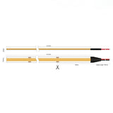 COB LED strip dimensions showing 10mm width, 2mm depth, 50mm cut points and 20m length.