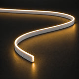 UK LED Lights FreeCut mini neon flex 4x10mm 2700K warm white — illuminated close-up product illustration