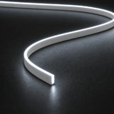 UK LED Lights FreeCut mini neon flex 4x8mm 6000K cool white — illuminated close-up product illustration