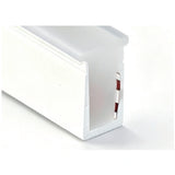 8x16mm neon flex solid silicone cross-section with the outer silicone layer and wider diffuser
