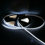Extra Long Cool White 6000K COB LED Strip 48V 480LEDs/m IP20 - UK LED Lights