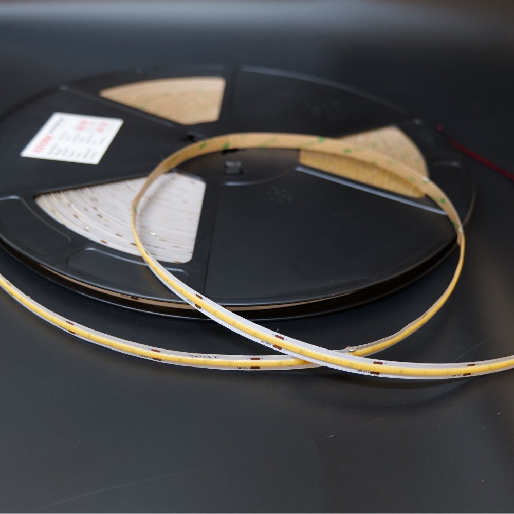 Extra Long Cool White 6000K COB LED Strip 48V 480LEDs/m IP20 - UK LED Lights
