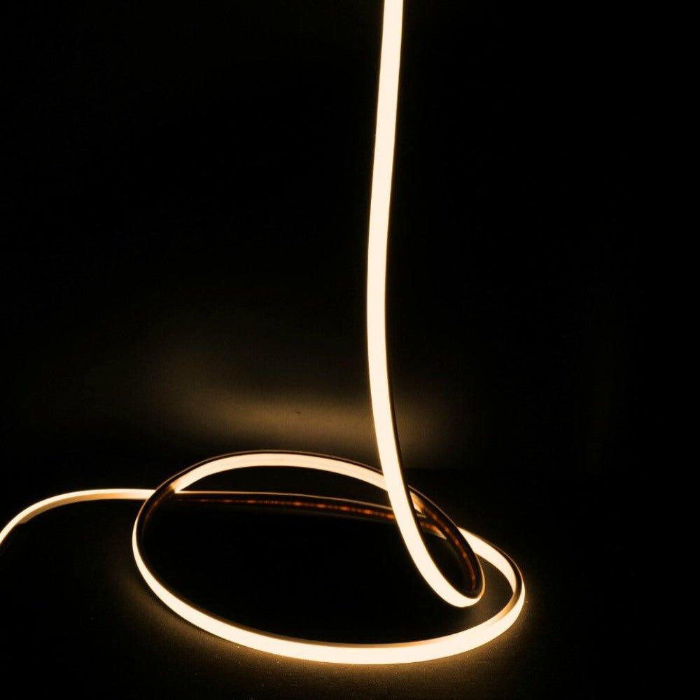Warm White 3000K COB LED Strip 220V 240V 288 LEDs/m IP65 with UK Plug - UK LED Lights