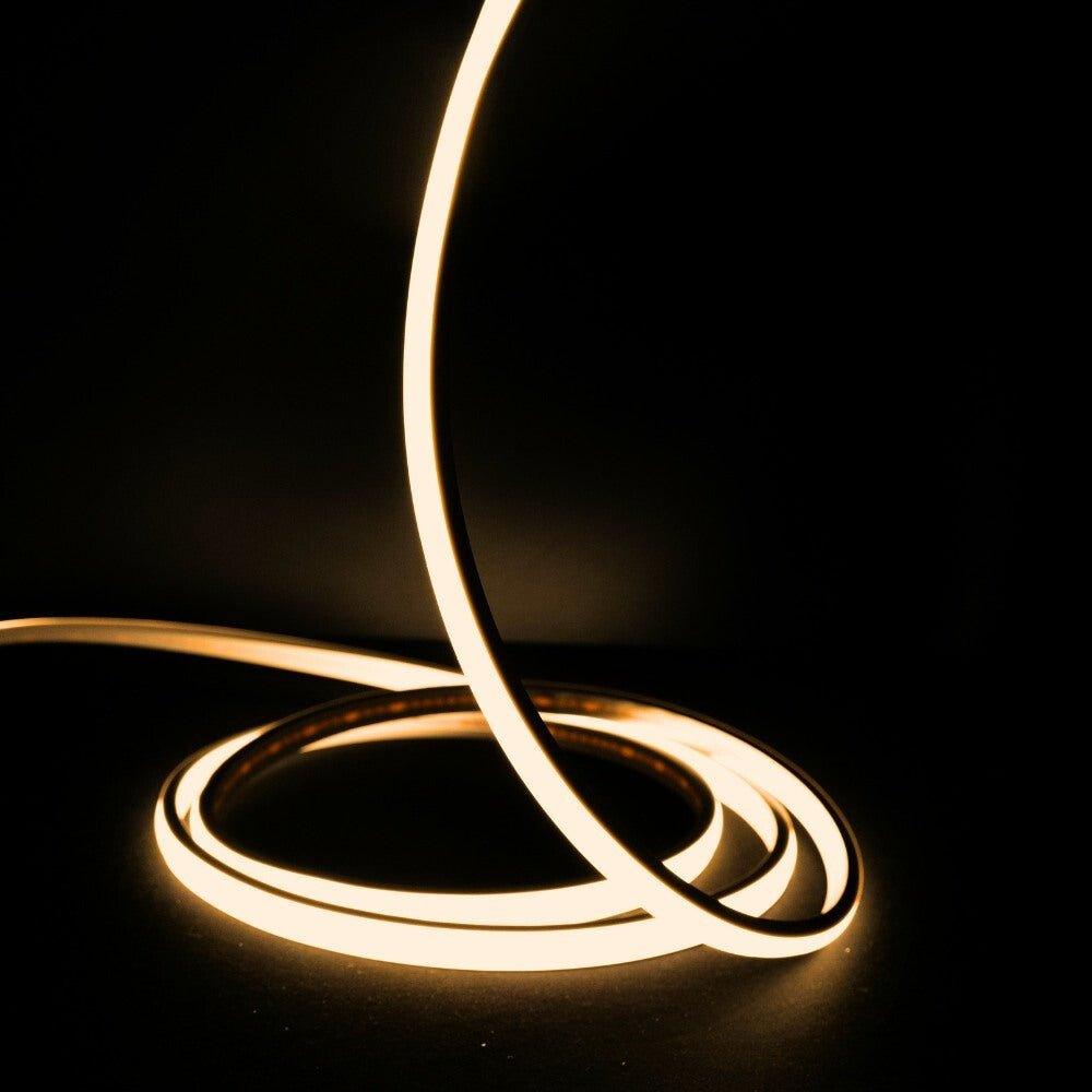 Warm White 3000K COB LED Strip 220V 240V 288 LEDs/m IP65 with UK Plug - UK LED Lights