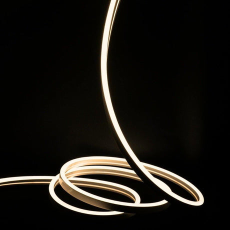 Warm White Neon Flex 24V 8x16mm 120LEDs/m IP65 Waterproof 5cm Cut - UK LED Lights