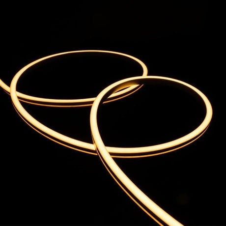 Warm White LED Neon Flex 2700K 24V 6x12mm IP67 Waterproof 5cm Cut 20m | UK LED Lights