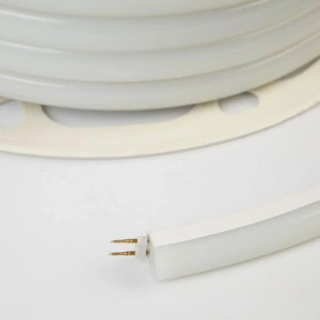 Natural White LED Neon Flex 16x16mm D Shape Vertical Bending 120LEDs/m 220V 240V IP67 Waterproof with UK Plug - ATOM LED