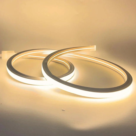 Warm White Neon Flex 3000K 16x16mm 220V 240V Top Bending 20cm Cutting IP65 Waterproof with UK Plug - ATOM LED