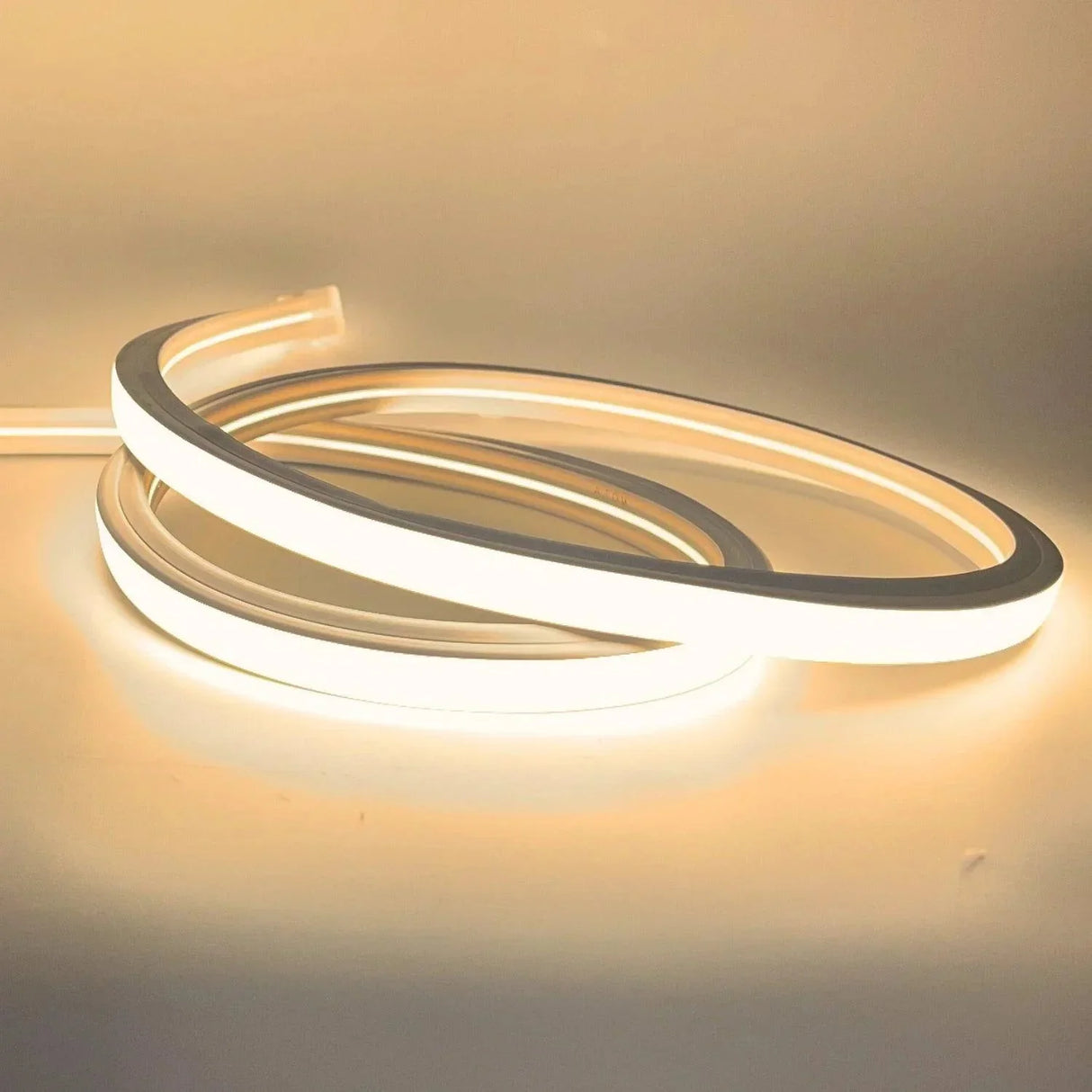 Warm White Neon Flex 3000K 16x16mm 220V 240V Top Bending 20cm Cutting IP65 Waterproof with UK Plug - ATOM LED