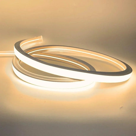 Warm White Neon Flex 3000K 16x16mm 220V 240V Top Bending 20cm Cutting IP65 Waterproof with UK Plug - ATOM LED