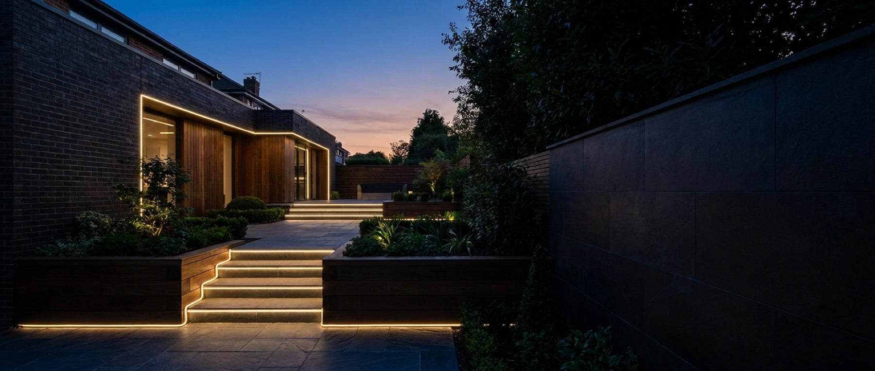 Outdoor light, beautifully integrated